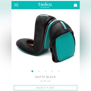 Tieks size 5. I have only used two times. Like new.